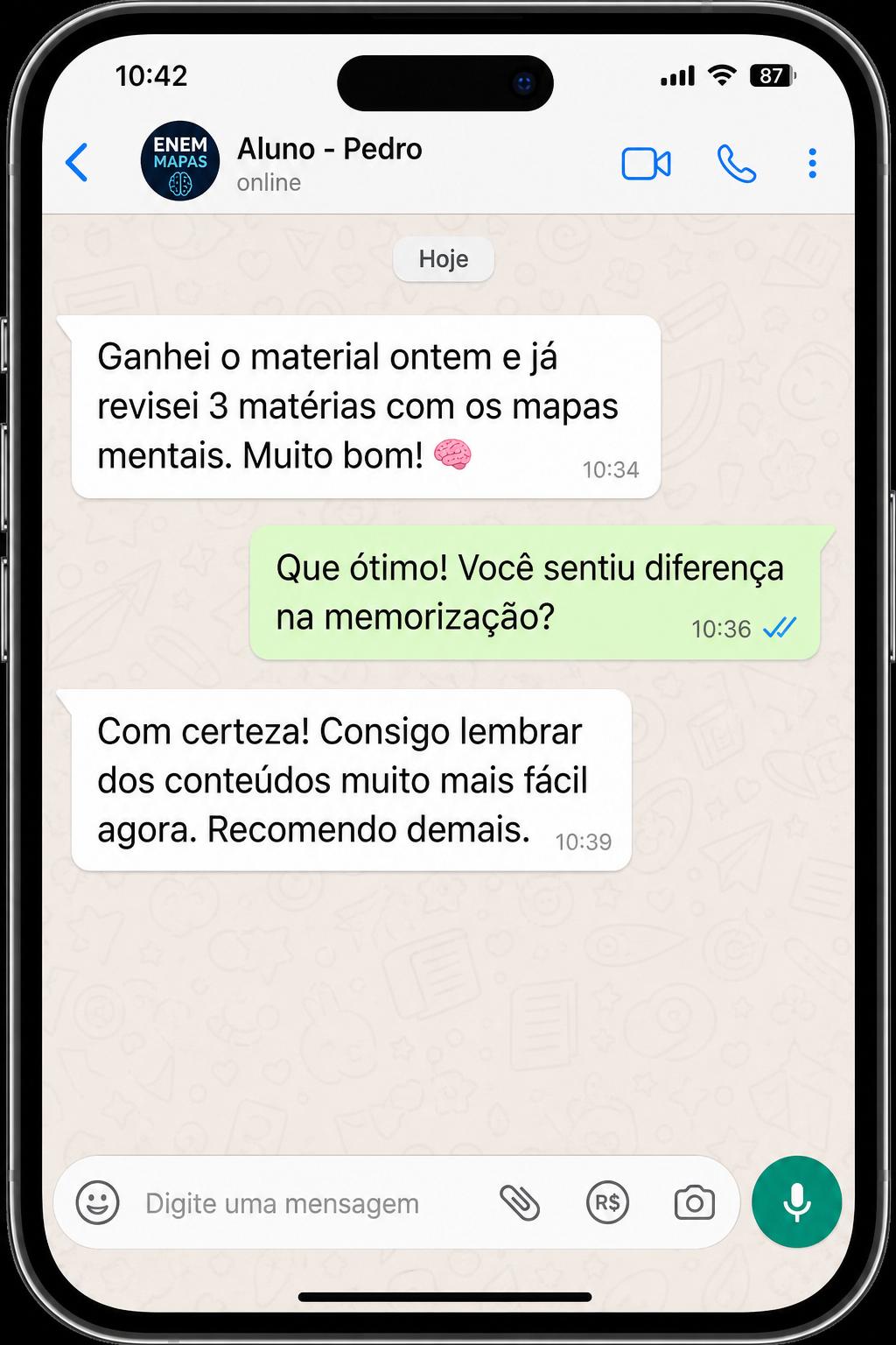 Print de conversa do WhatsApp 1